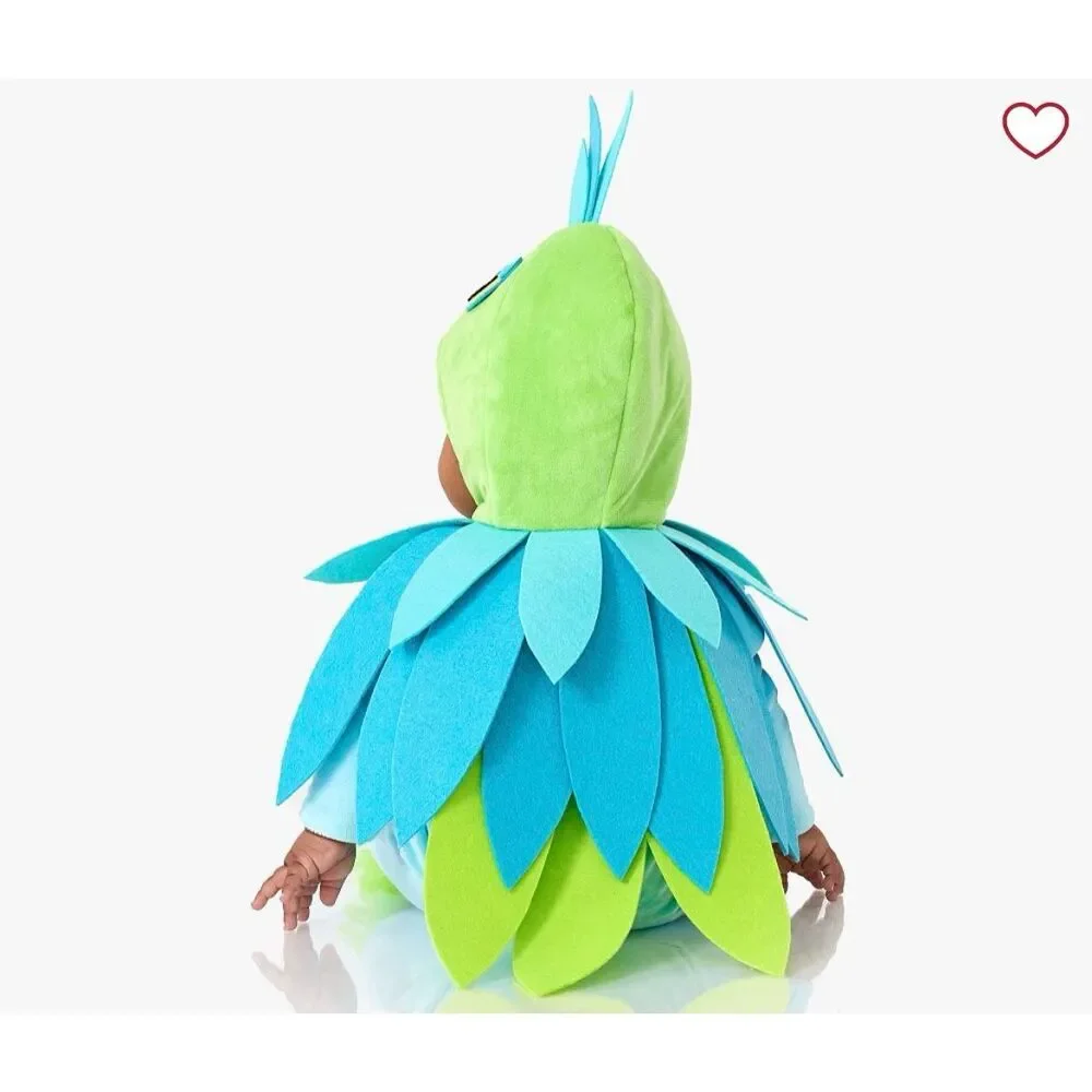 Pottery Barn Kids Baby Bright Parrot Costume 6-12m